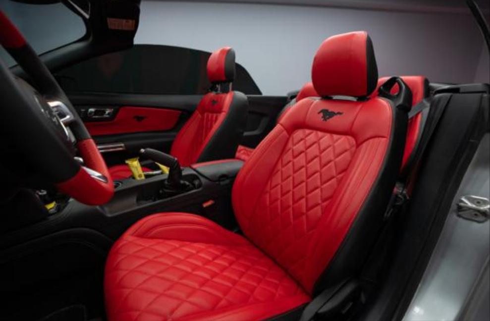 FORD MUSTANG GT 2022 (SILVER & BLACK) five luxury car rental