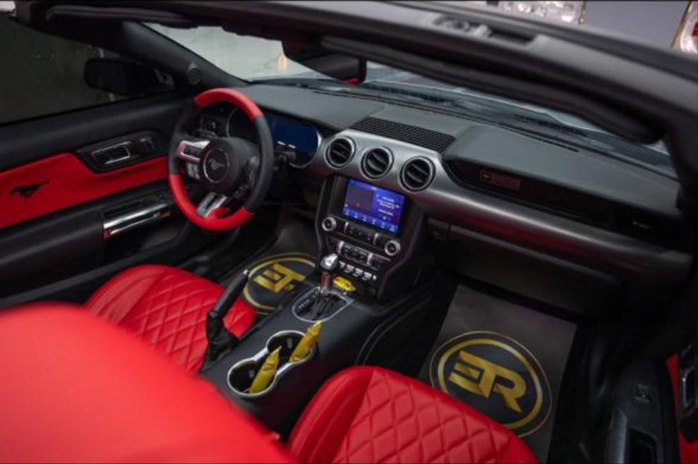 FORD MUSTANG GT 2022 (SILVER & BLACK) five luxury car rental