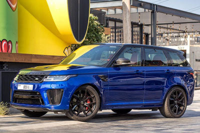 Range Rover SVR ( Blue ) – Turbo Plus Car Rental