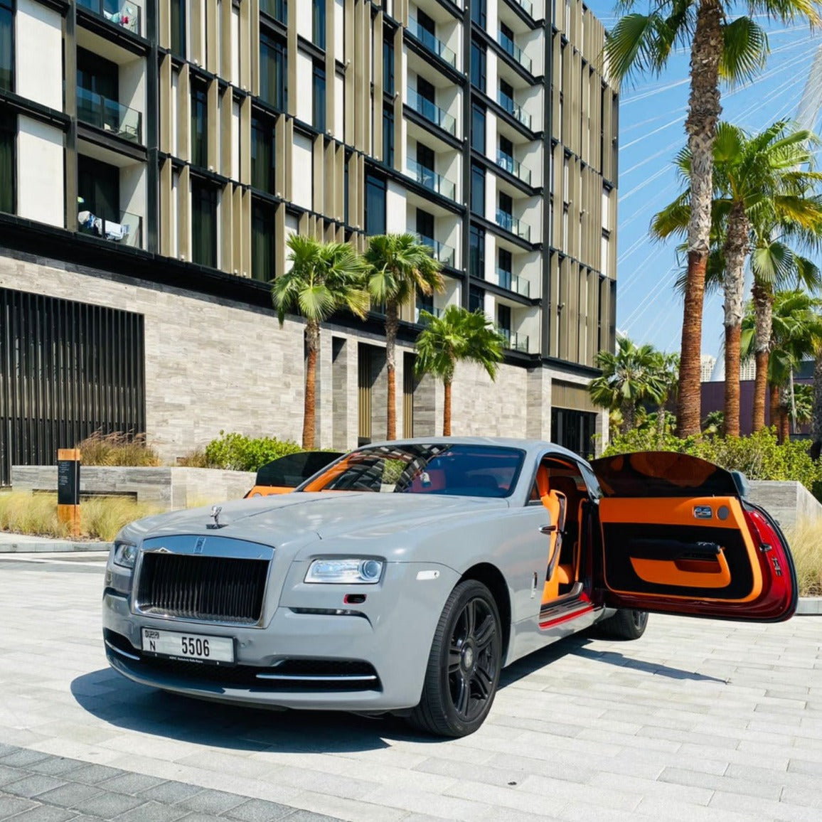 ROLLS ROYCE WRAITH 2020 (NARDO GREY) five luxury car rental