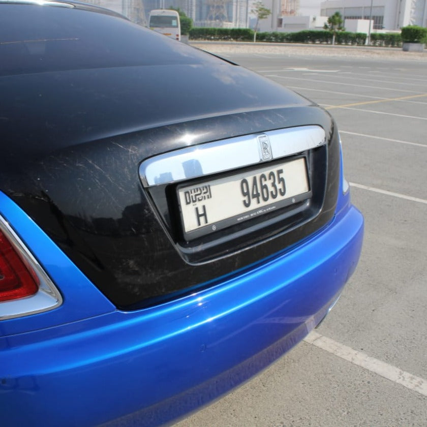 ROLLS ROYCE WRAITH (BLUE) Turbo Plus Car Rental