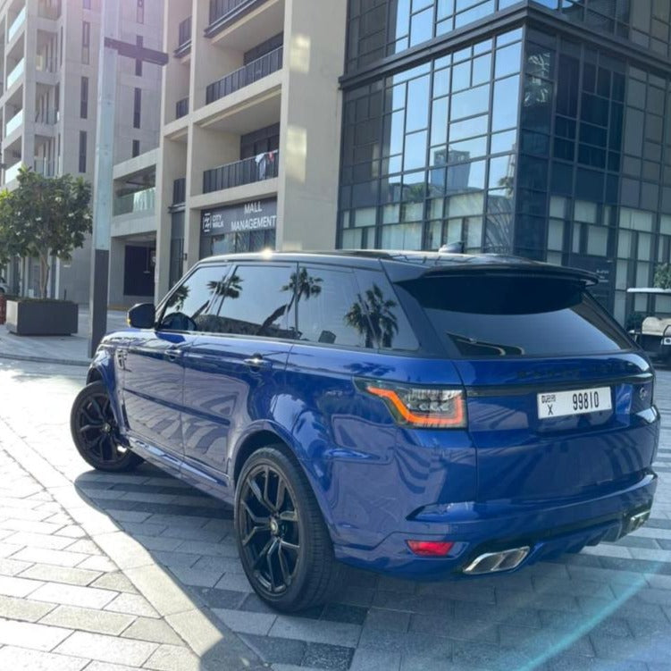 Range Rover SVR ( Blue ) – Turbo Plus Car Rental